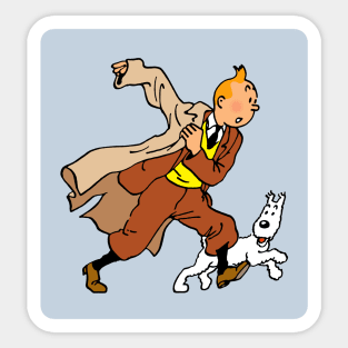 TINTIN & MILOU - BLUE Sticker